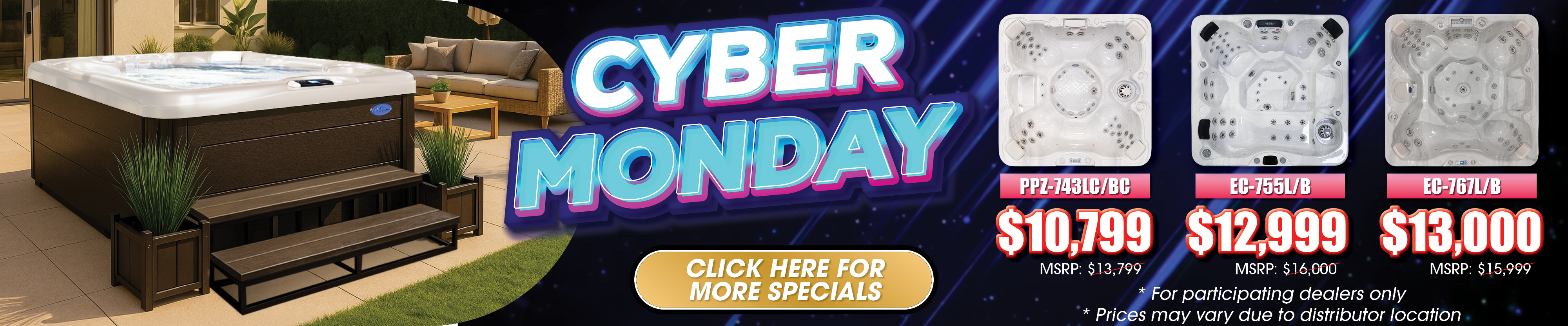 Calspas hot tub being used in a family setting - Coconut Creek